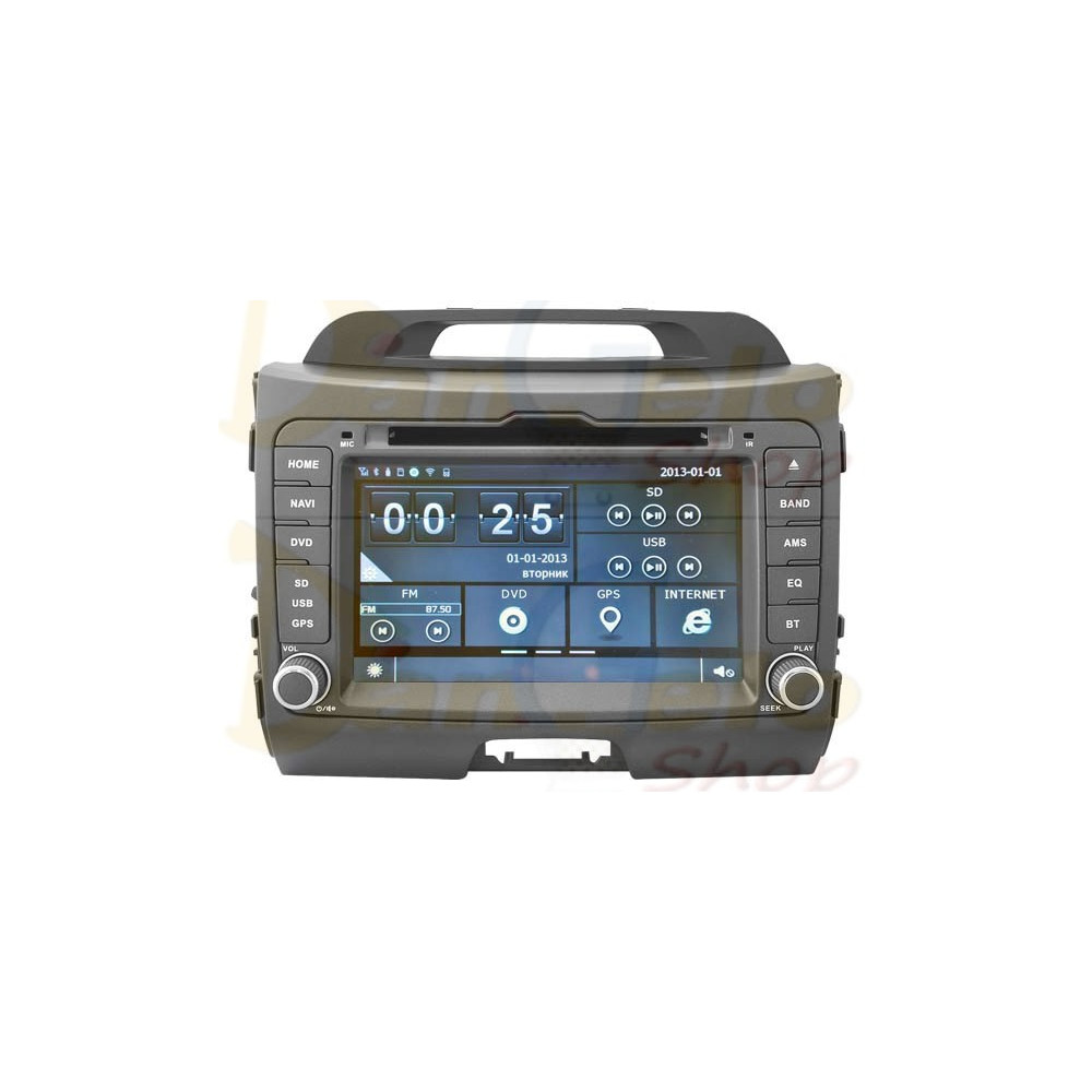 Autoradio 2din Navigatore KIA SPORTAGE DVD CD GPS USB DVBT