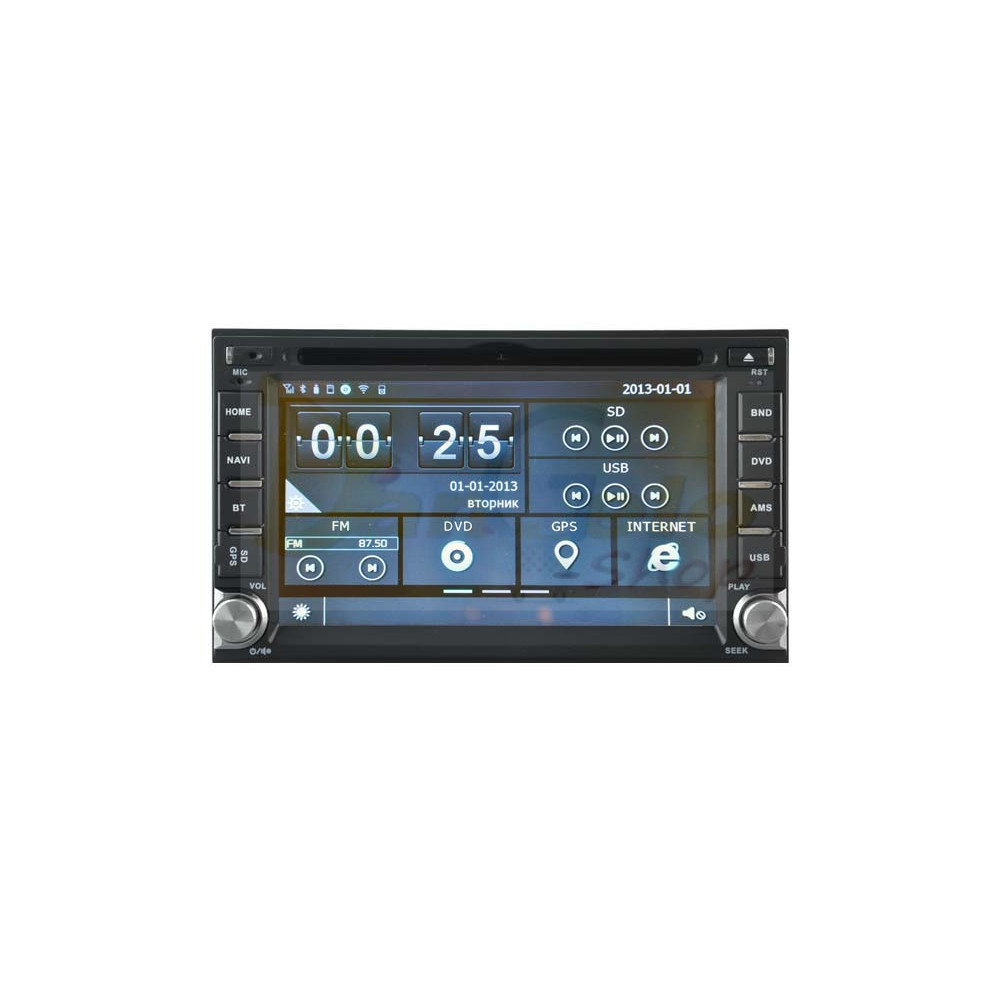 Autoradio 2din Navigatore UNIVERSALE HYUNDAI DVD CD GPS USB DVBT