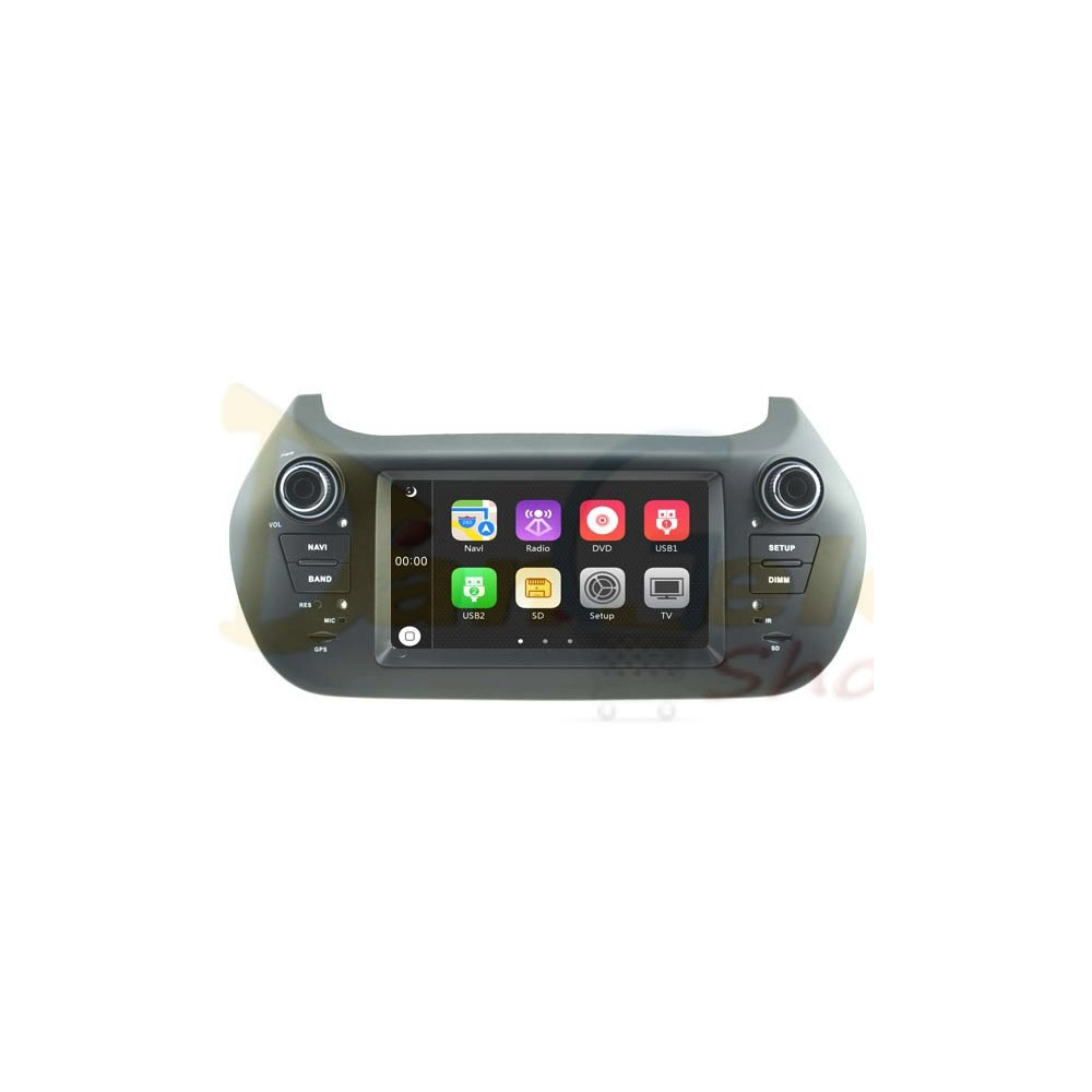 Autoradio 2din Navigatore Fiat Fiorino DVD CD GPS USB DVBT