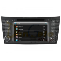 Autoradio 2din Navigatore Mercedes Classe E-G-CLS DVD CD GPS USB