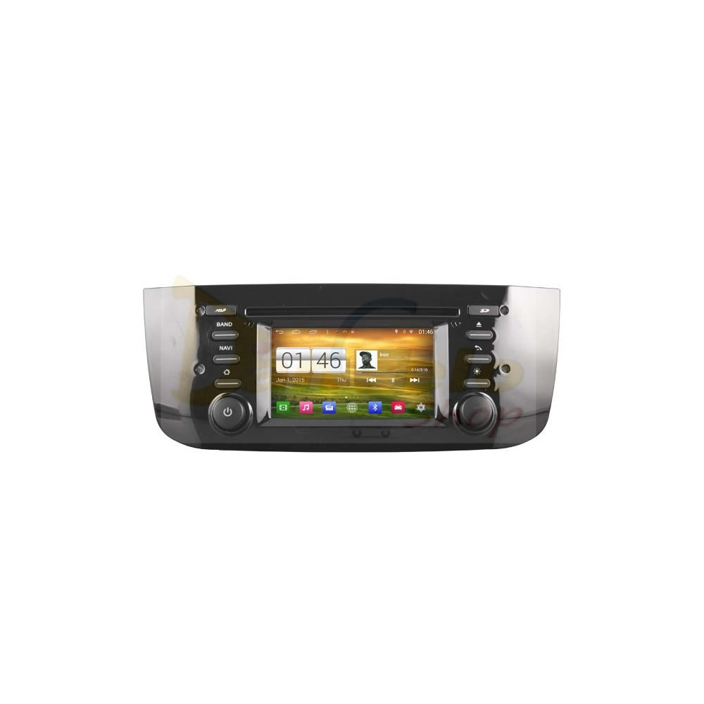 autoradio Android 4.4 Quad-Core 2din Fiat Punto Evo display TFT touch