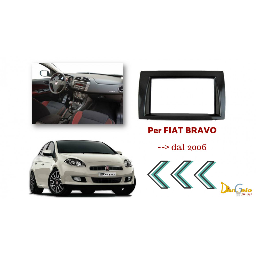 Mascherina Autoradio 2din Fiat Bravo