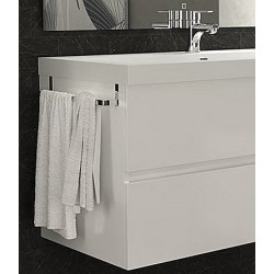 Mobile arredo bagno 100 cm sospeso moderno bianco lucido